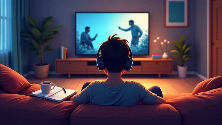 آموزش زبان با فیلم