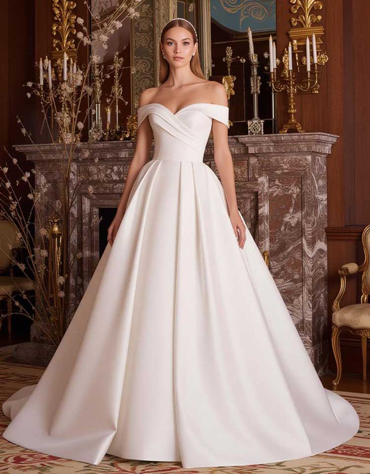 لباس عروس مدل بال گاون