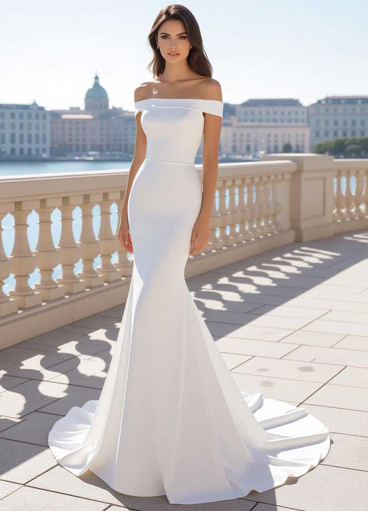 لباس عروس مدل ترومپت